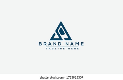 Sa Logo Design Template Vector Graphic Stock Vector (Royalty Free ...