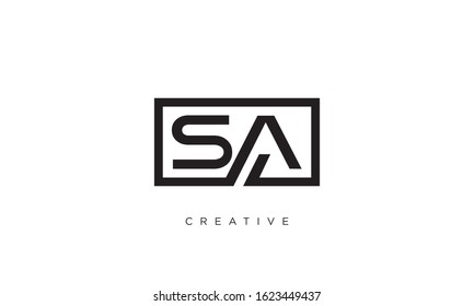 Sa Letter Logo High Res Stock Images Shutterstock