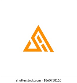 SA Logo-Design-Vektorsymbol