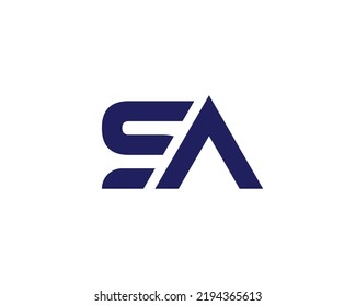 SA logo design vector template