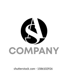 sa logo icon design template sign