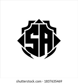 Sa Logo Design Images Stock Photos Vectors Shutterstock