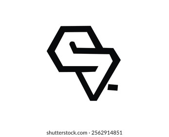  SA Logo Or AS Logo Vector Design