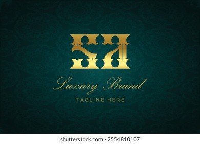 SA LUXURY LETTER LOGO DESIGN. It is a luxury letter monogram logo, this logo is made by combining two letters