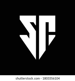 SA-Logo für Monogramme Illustriertes Vektorlogo