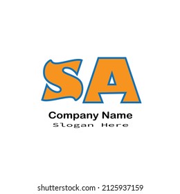 Ein orangefarbenes Logo auf weißem Hintergrund.