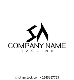 SA-Logo-Design für professionelles Firmenlogo