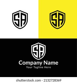 Logo-Design des SA-Sicherheitsbriefs Logo-Design
