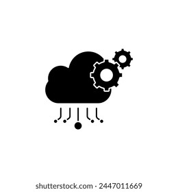 saas concept line icon. Simple element illustration. saas concept outline symbol design.