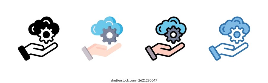 Saas Icon Element For Design