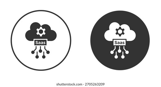 Ícone SaaS. Perfeito para interfaces web e app, apresentações, infográficos