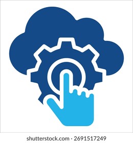 Saas Platform Icon-Element für Design