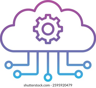 Saas vector icon. Can be used for printing, mobile and web applications.