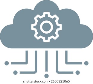 Saas vector icon. Can be used for printing, mobile and web applications.