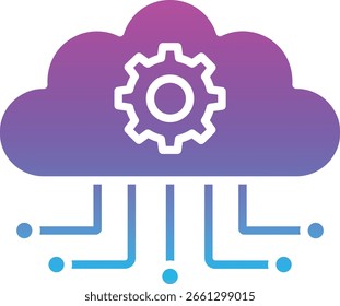 Ícone de vetor do Saas. Pode ser usado para impressão, aplicativos móveis e da Web.