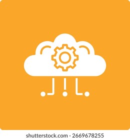 Saas-Vektorsymbol. Kann für Druck-, Mobil- und Web-Anwendungen verwendet werden.
