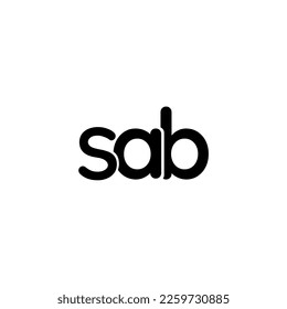 Logo de la letra inicial del SAB en monograma