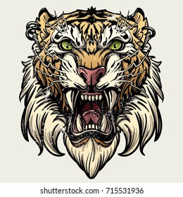 Saber toothed tiger