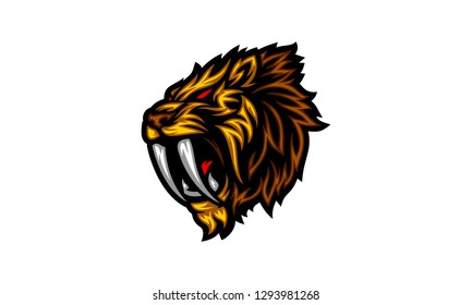 Sabertooth Lion E-Sport Logo