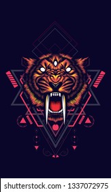 Saber-tooth sacred geometry