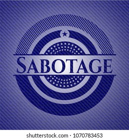  Sabotage denim background