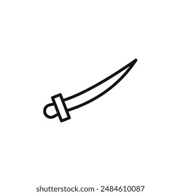 sabre icon logo sign vector outline