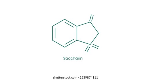 Saccharine Vector Icons for Artificial Sweetener Products
