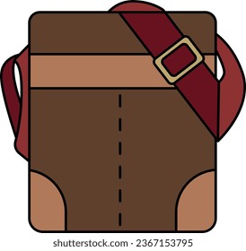 sachel bag fashion vector illustration