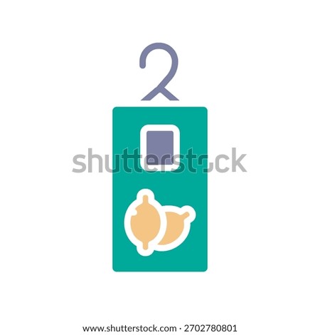 Sachet black line icon. Vector isolated element.Editable stroke