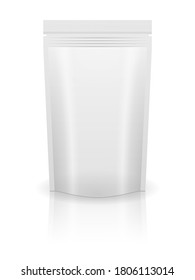 Sachet on a white background. Vector illustration.