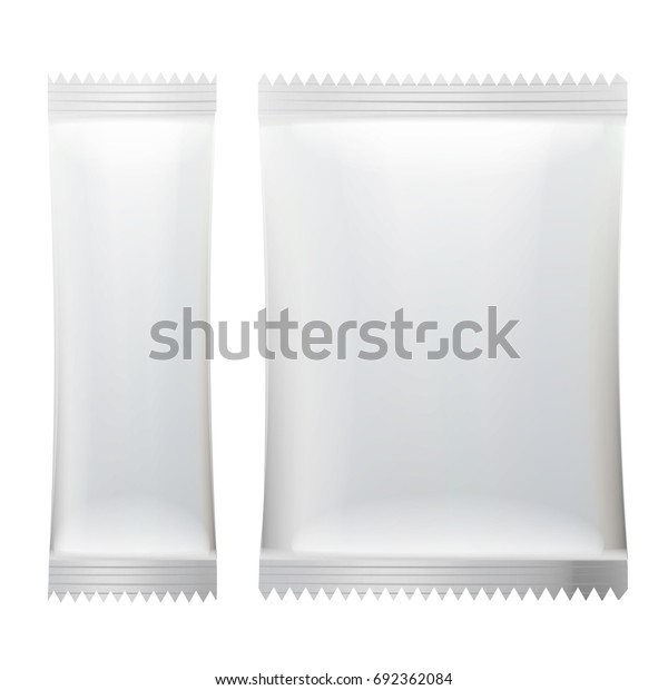 Sachet Vector White Blank Stick Sachet Stock Vector (Royalty Free ...