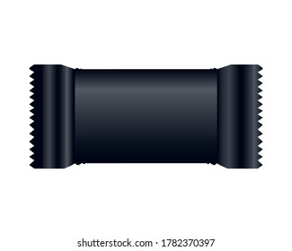 sachets packing product isolated icon vector illustration design