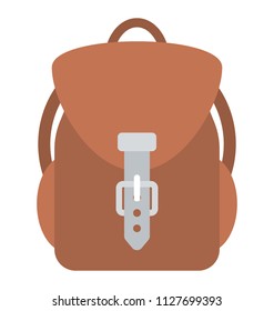 A sack bag with two straps used for luggage and easy carriage depicting backpack