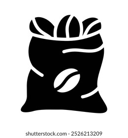 A sack of coffee beans, premium quality vector design