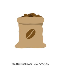 A sack of coffee beans, premium quality vector design