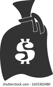 Sack with dollars filled icon. Vector icons from the business collection.