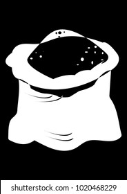 Sack of flour for bakery