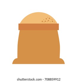 sack of flour grain ingredient bakery icon