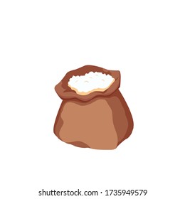 sack of flour vector illustration