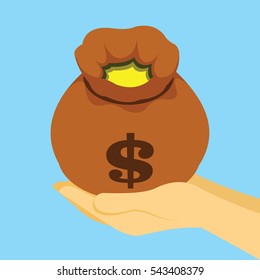 sack full of money