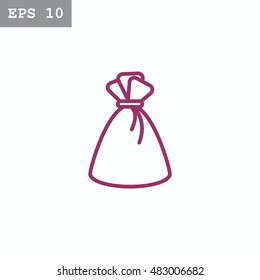  Sack icon Flat.