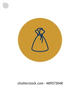  Sack icon Flat.