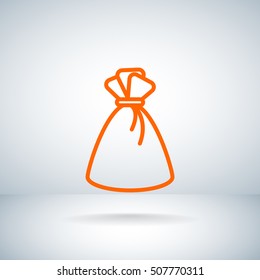  Sack icon Flat.