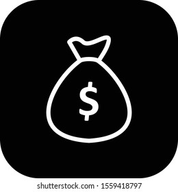sack icon isolated on background
