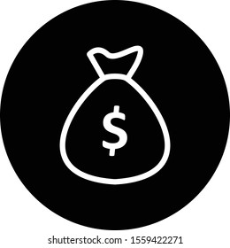 sack icon isolated on background
