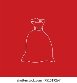 Sack icon, vector illustration design. Christmas collection.