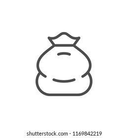 Sack line icon