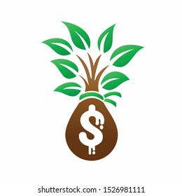 Sack of Money formed tree