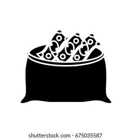 sack with money icon