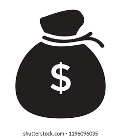 A sack of money symbol of savings or investment